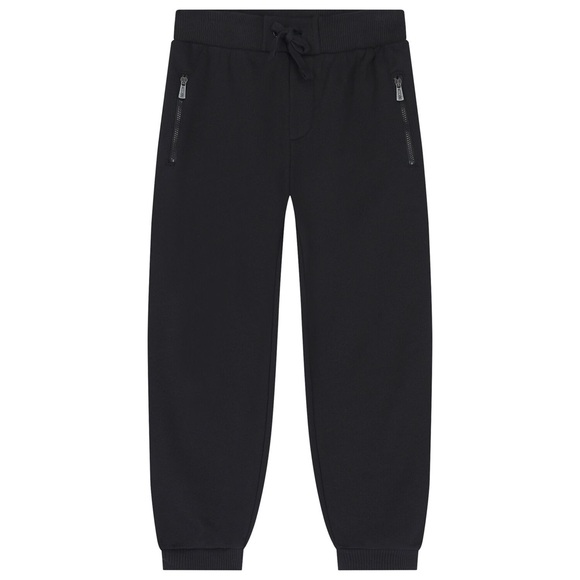 Moschino Pants - Moschino -back pocket Black Bear Logo Patch-front zip quilt sides-Joggers-38